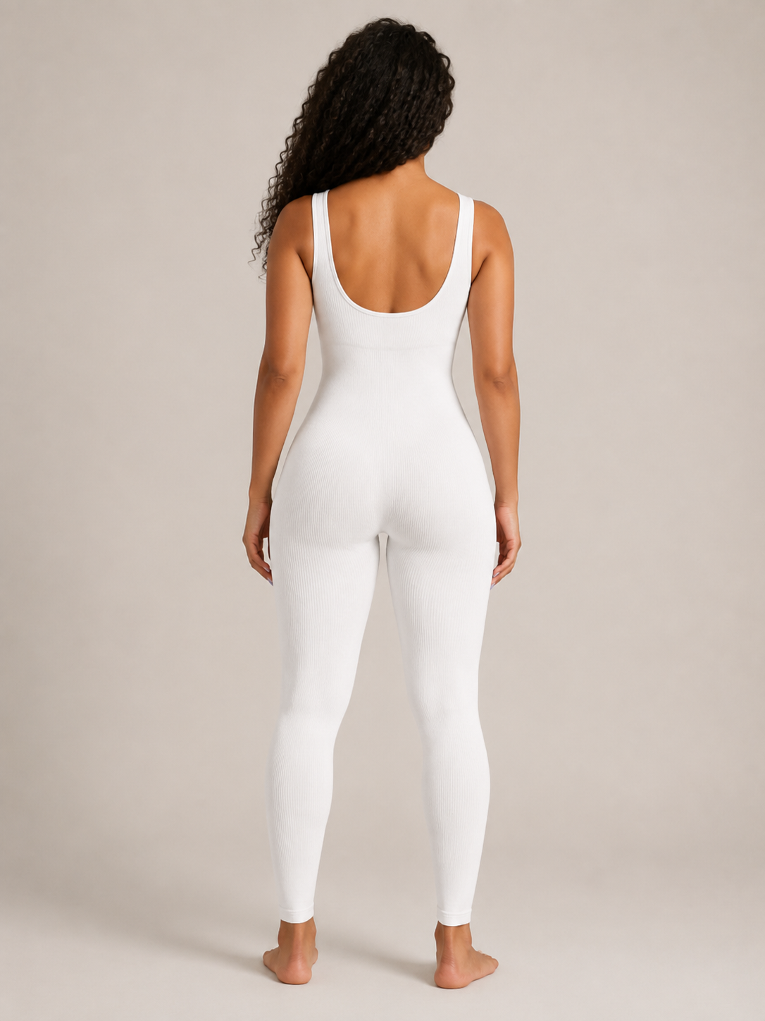 Paige | Fitted Ribbed Legging Jumpsuit