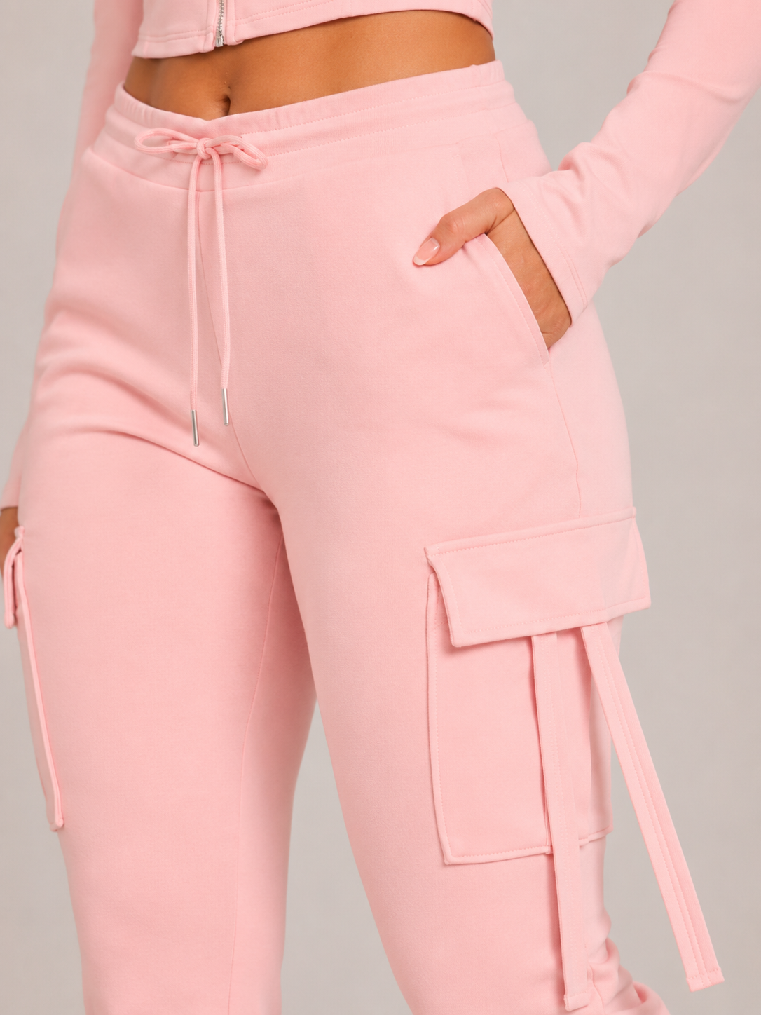 Brooke | High-Waist Flared Cargo Trousers