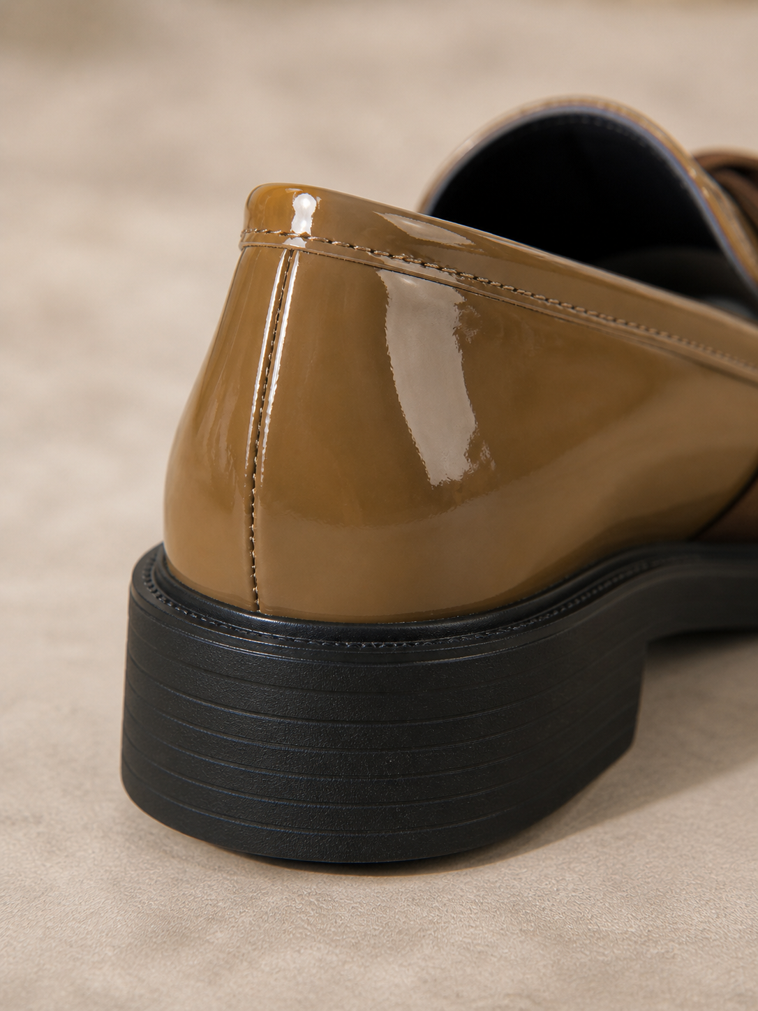 Emerson | Bow Detail Leather-Look Loafers