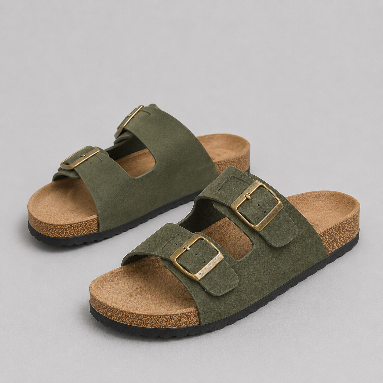 Yara | Buckle Strap Flat Sandals