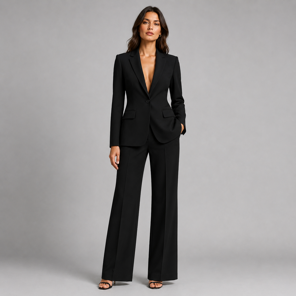 Savannah | Tailored Wide-Leg Blazer & Trouser Co-ord Set