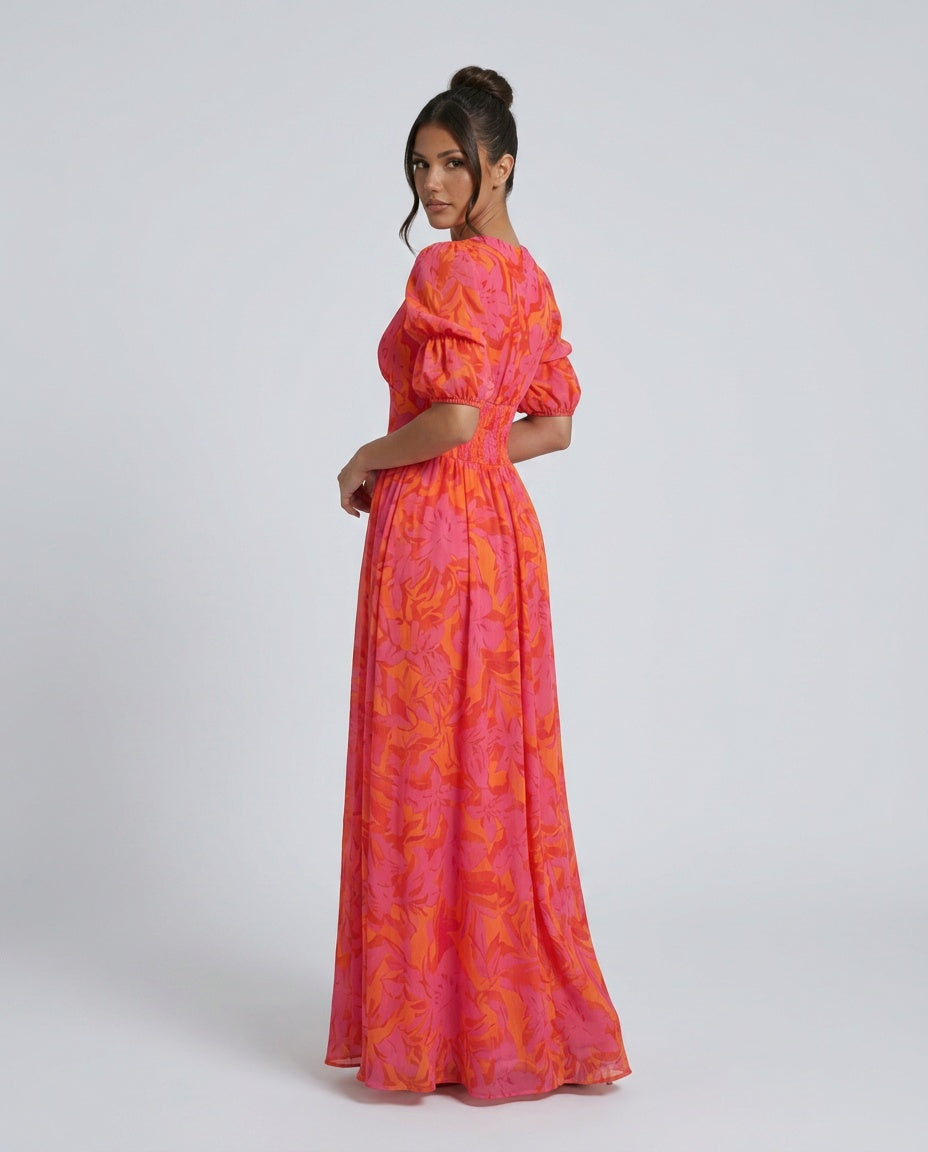 Florette | Floral Print Garden Party Maxi Dress