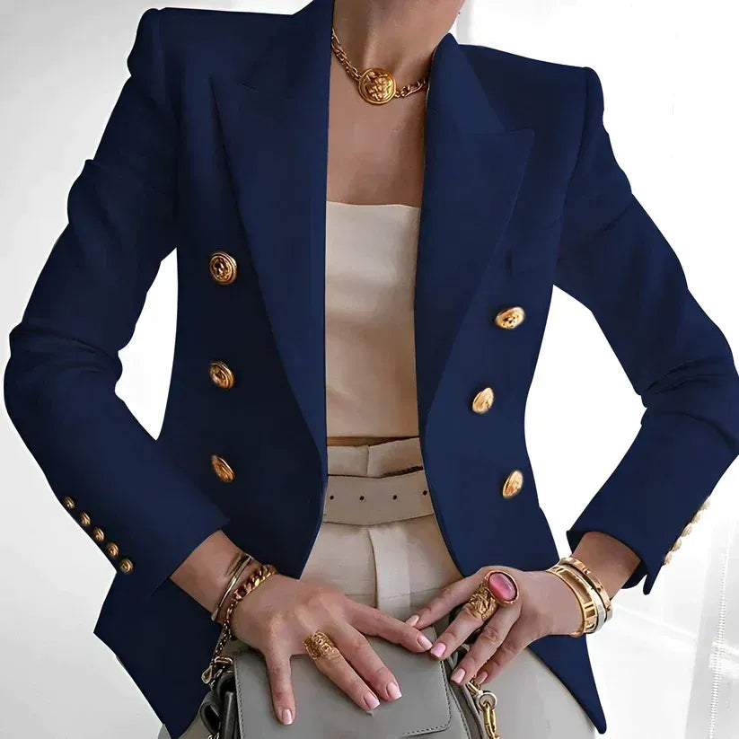 Zara | Double-Breasted Structured Blazer