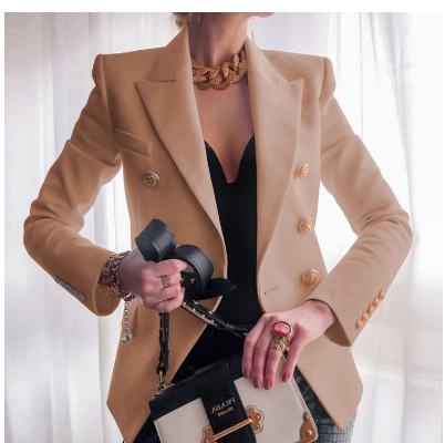 Zara | Double-Breasted Structured Blazer