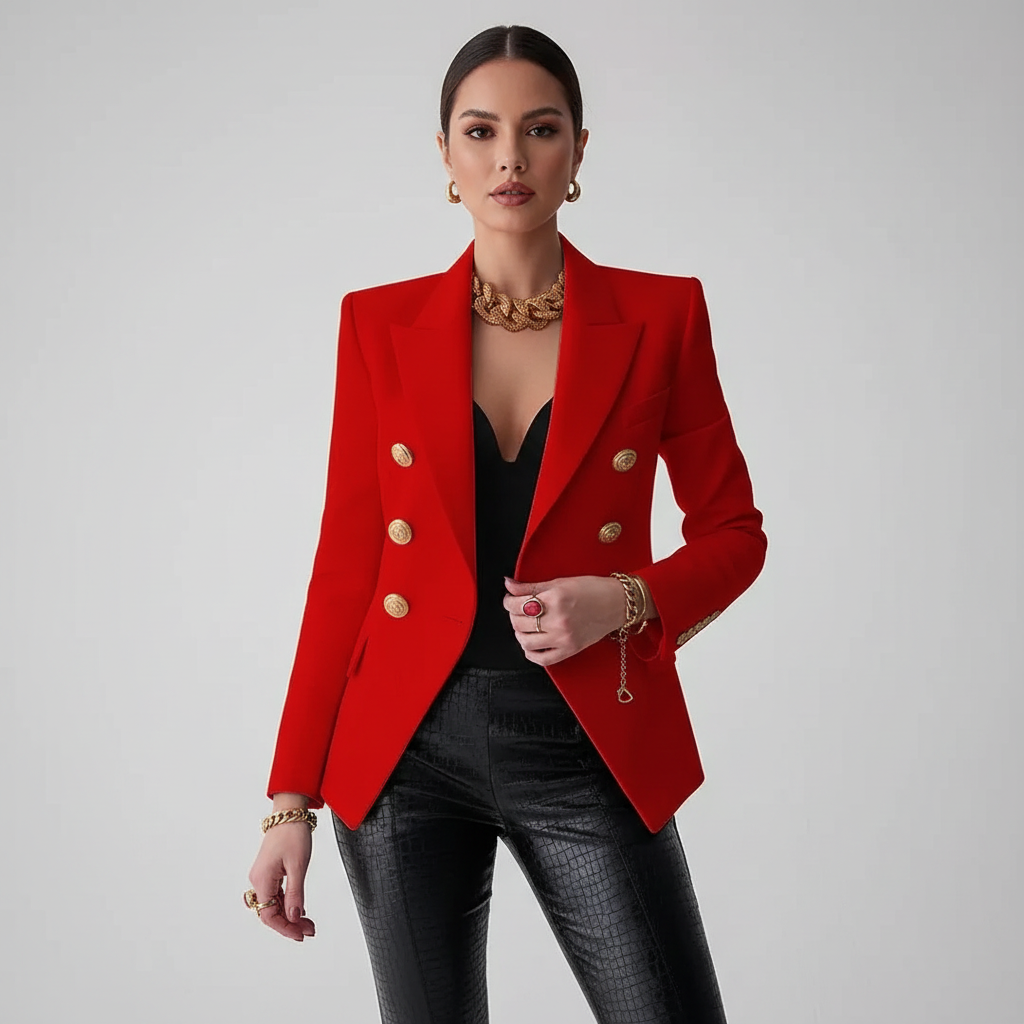 Zara | Double-Breasted Structured Blazer