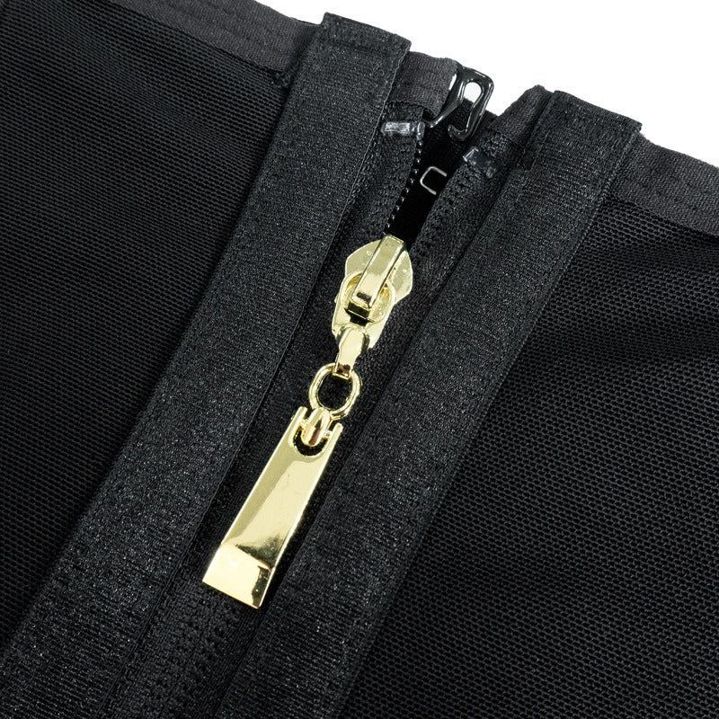 Priya | Front-Zip High-Waist Shaping Shorts
