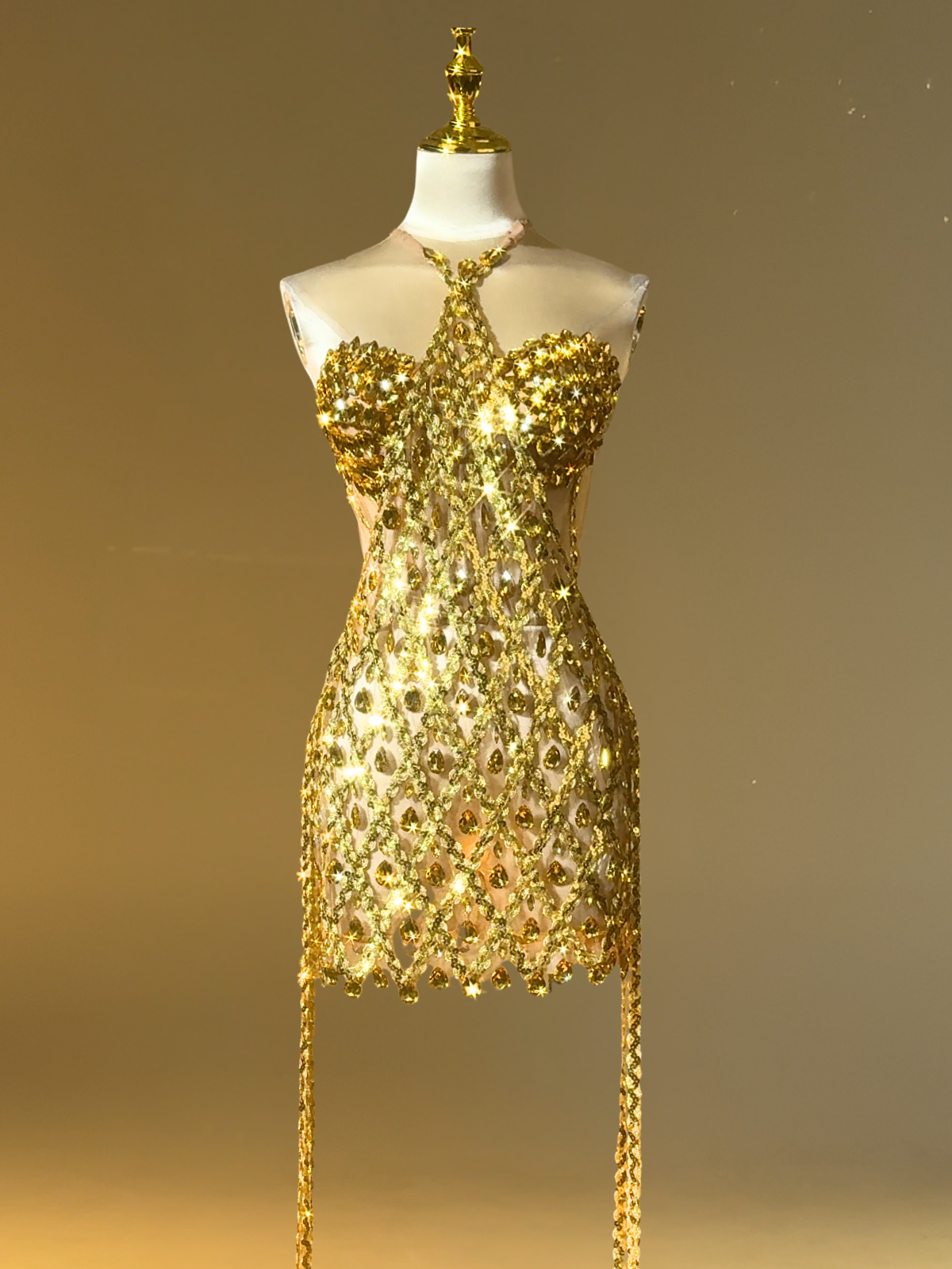 Blair | Rhinestone Fringe Co-ord Mini Set