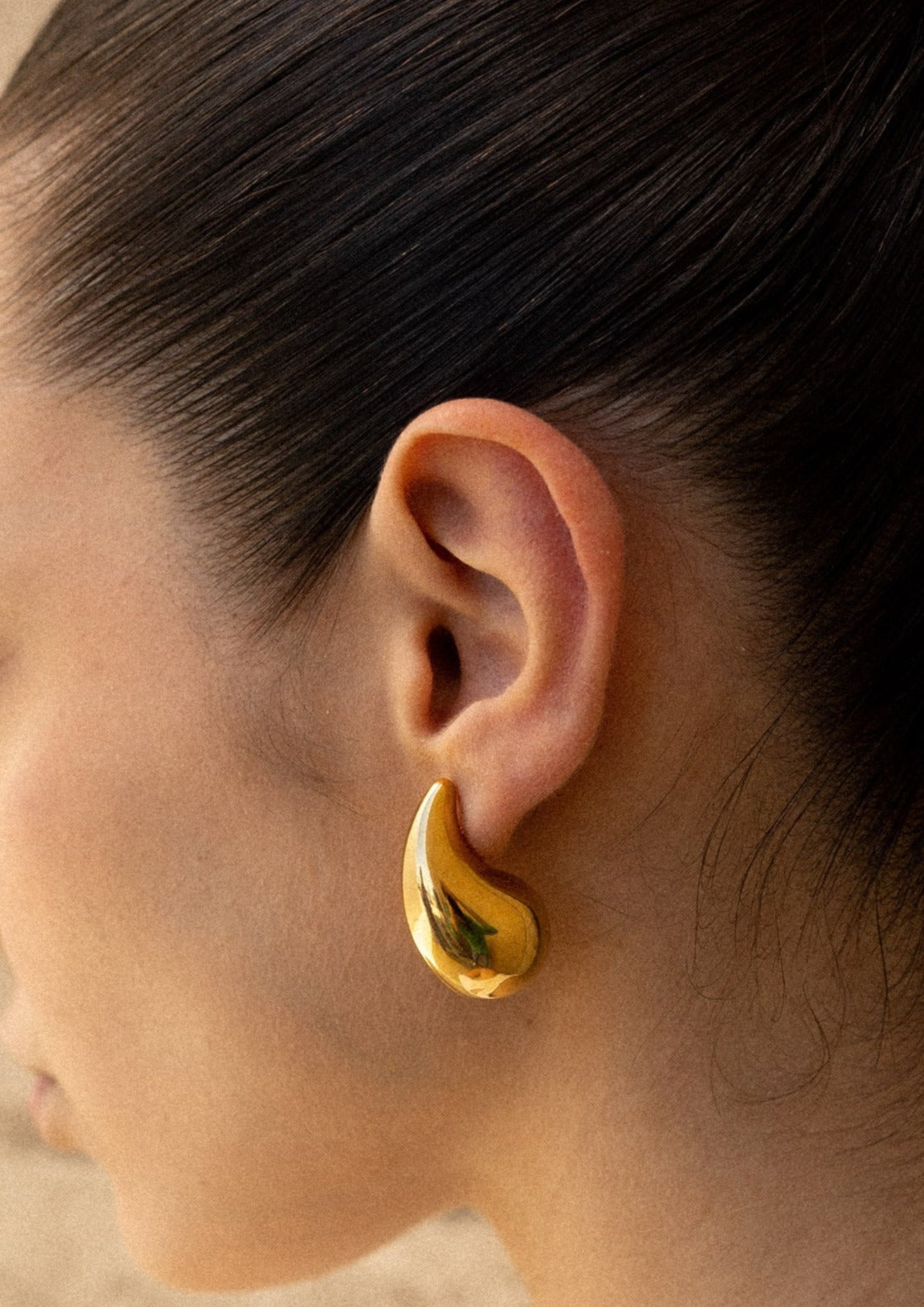 Nora | Minimalist Teardrop Drop Earrings