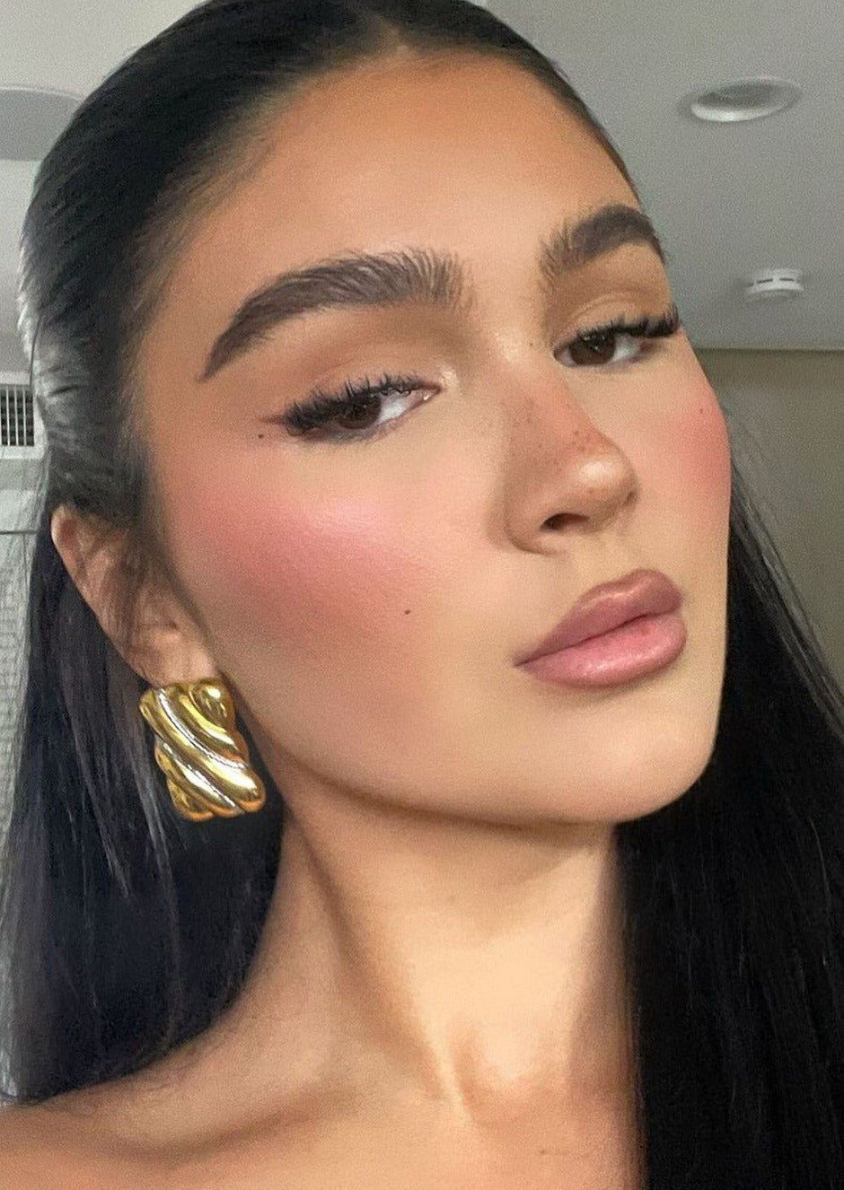 Leah | Chunky Vintage-Inspired Statement Drop Earrings