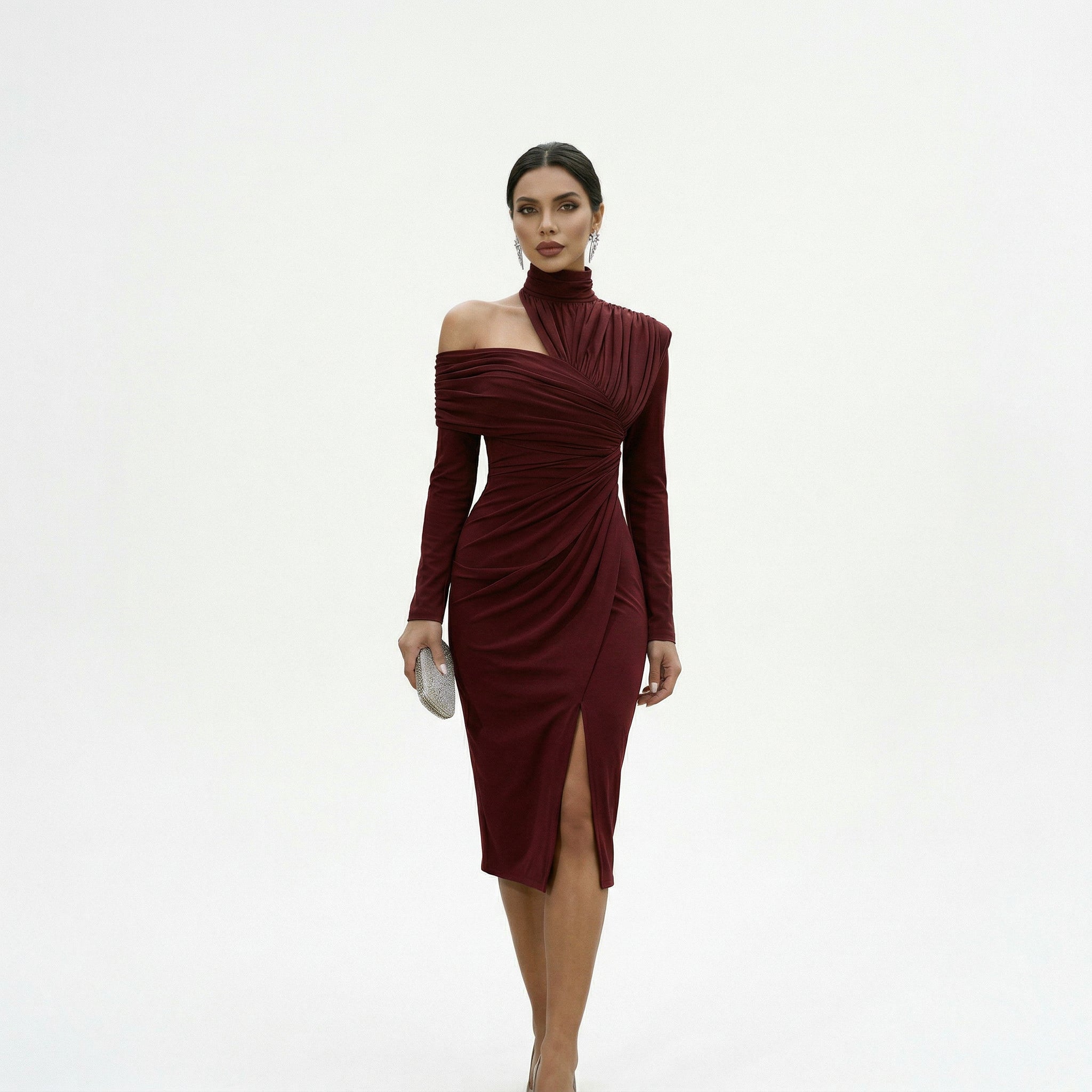 Evaline | Formal Plus Size Maxi Dress