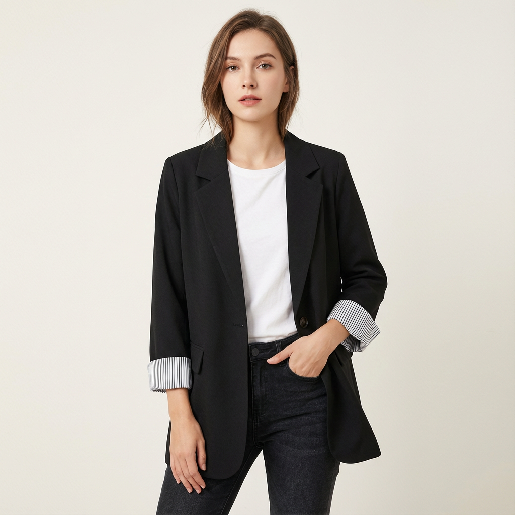 Margot | Tailored Turned-Cuff Blazer