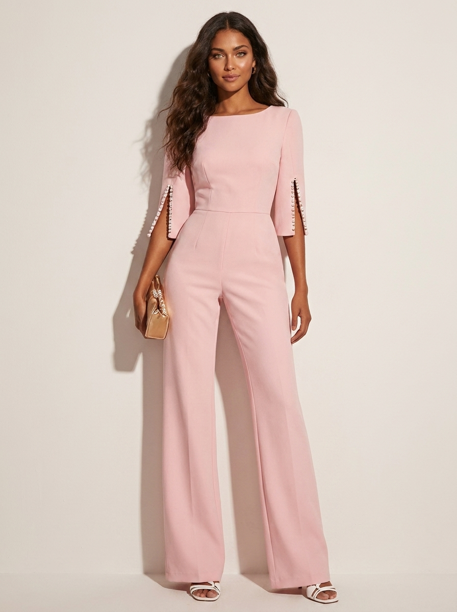 Sabine | Pearl Detail Jumpsuit