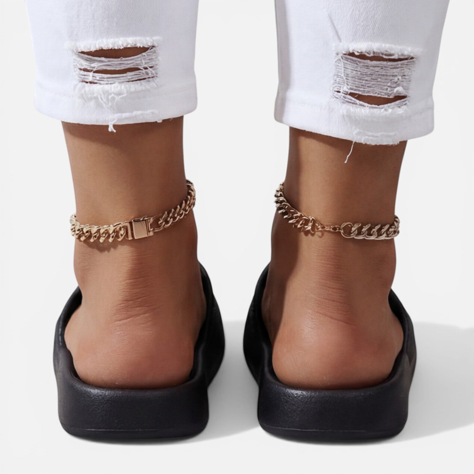 Aubrey | Cushioned Pillow Footbed Slide Sandals