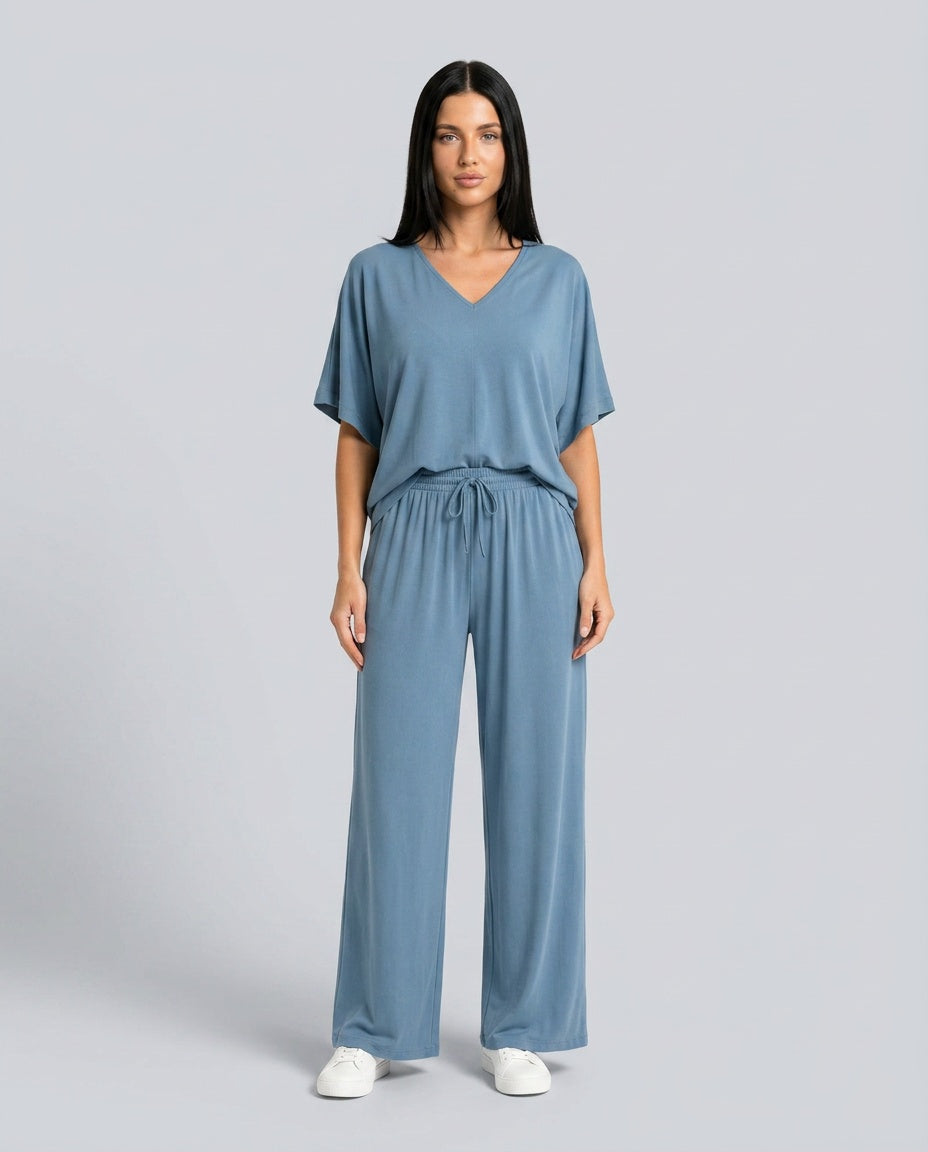 Sabine | Wide-Leg Relaxed Lounge Set