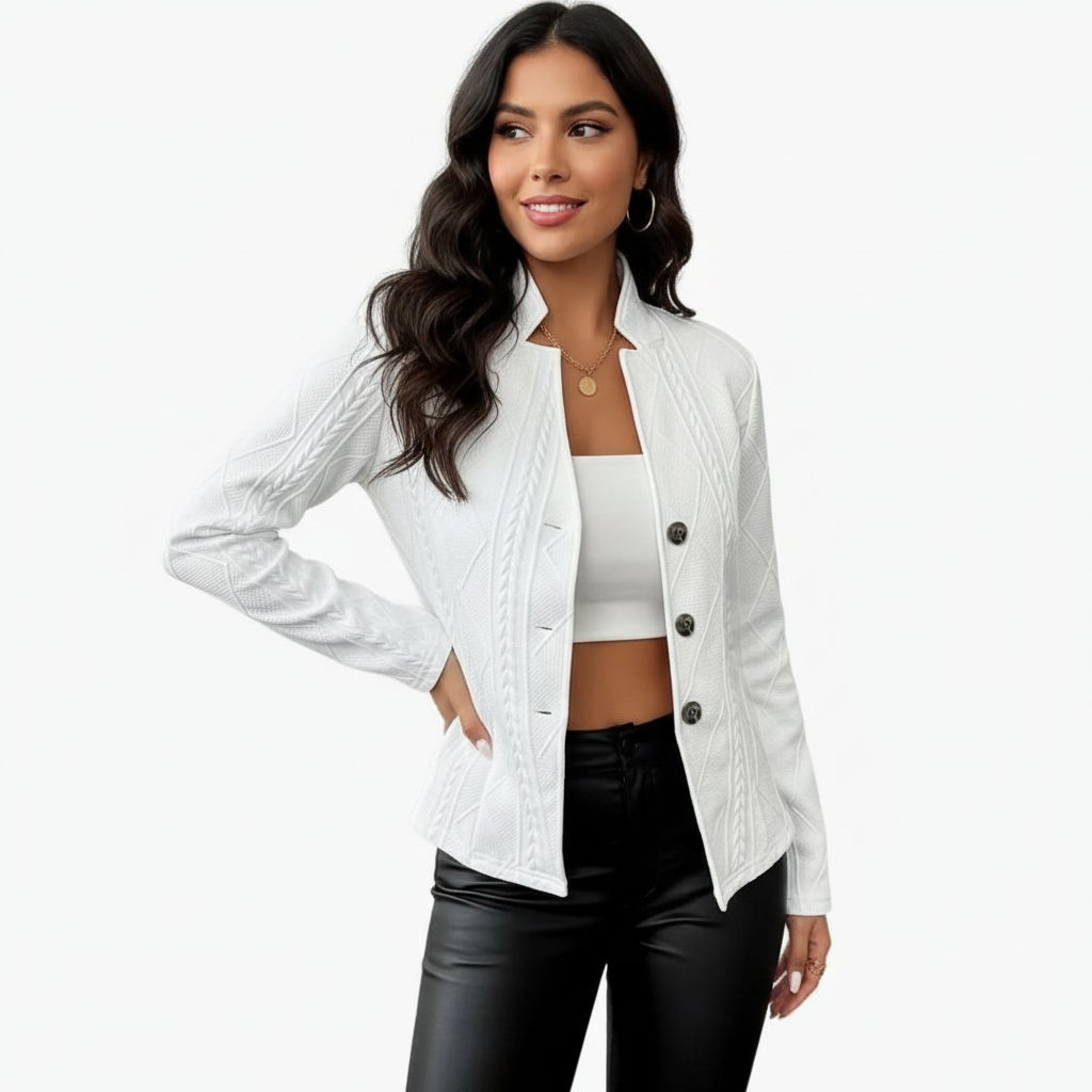 Edith | Tailored Textured Blazer