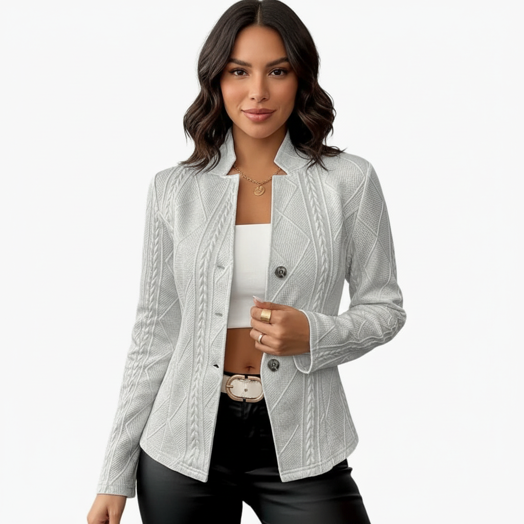 Edith | Tailored Textured Blazer