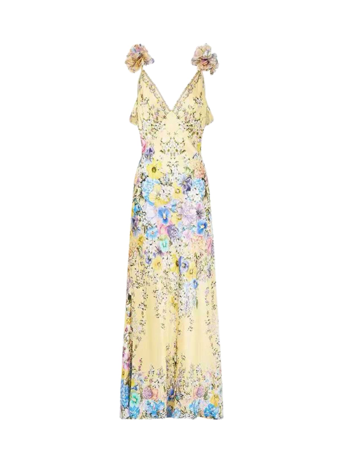Wren | V-Neck Floral Print Maxi Dress