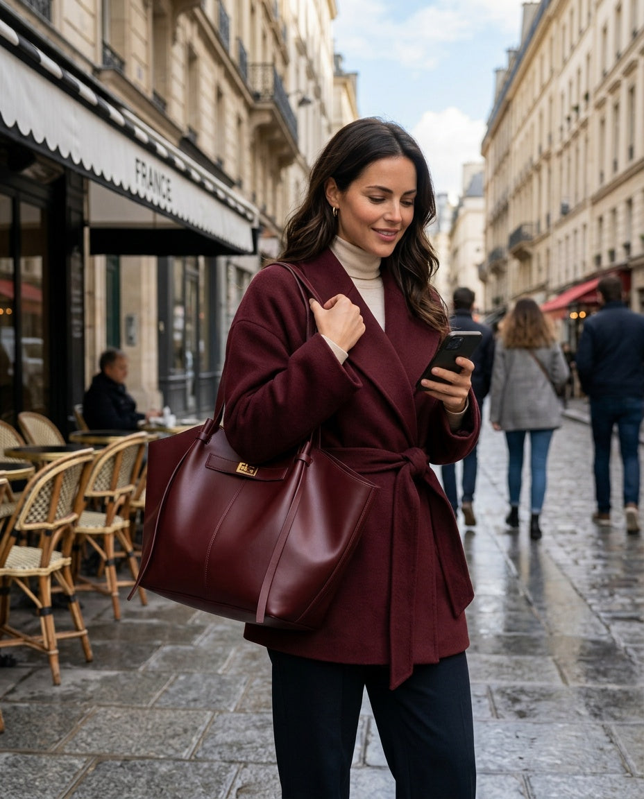 Gerda | Sculpted Slouchy Shoulder Shopper Bag