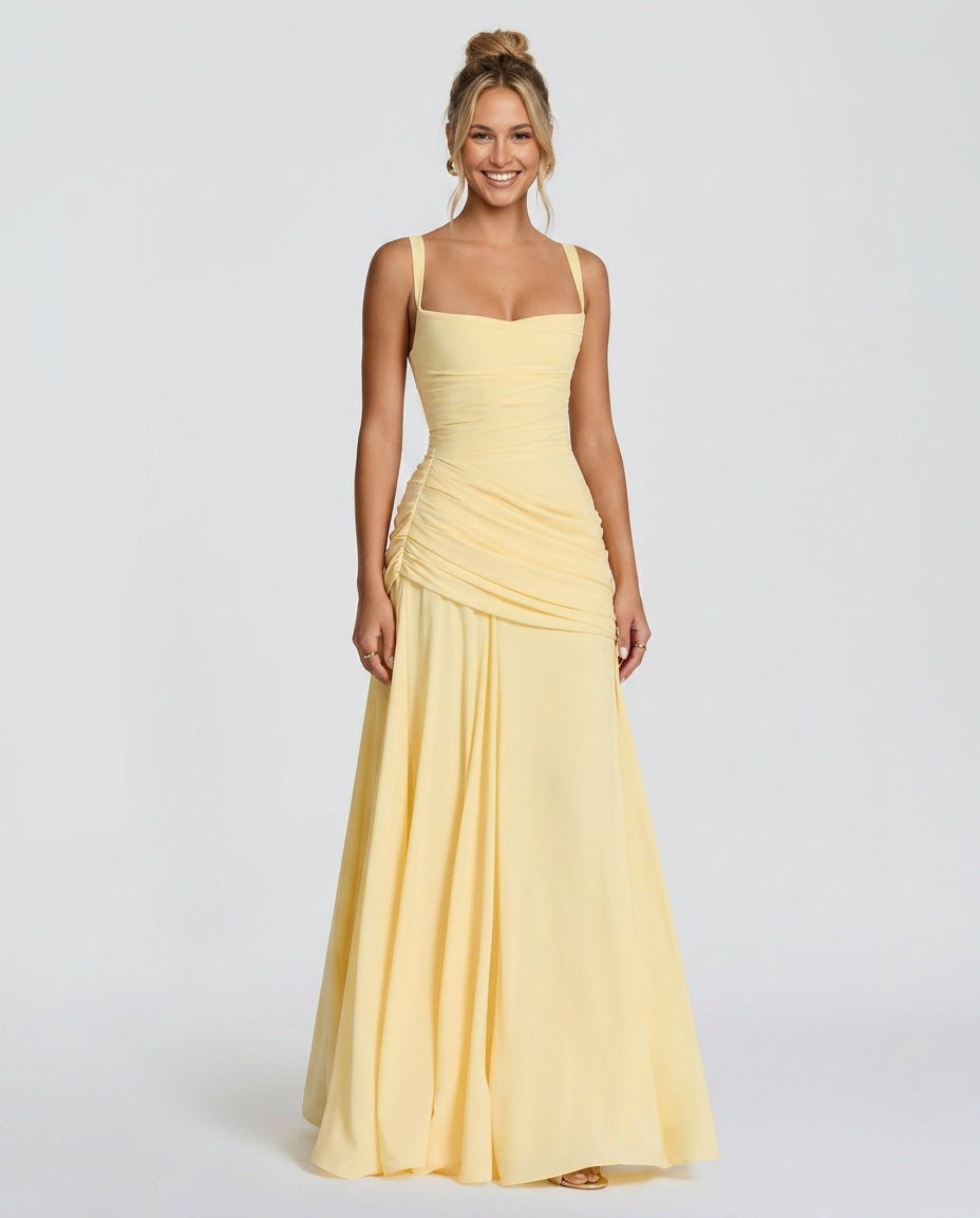 Sura | Off-Shoulder Flowy Maxi Dress