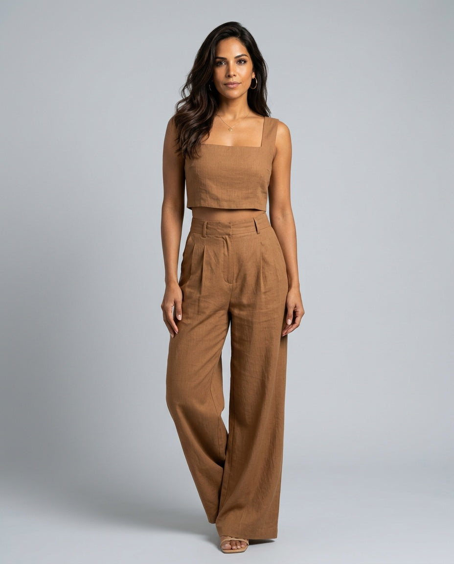Mira | Palazzo Trouser Co-ord Set
