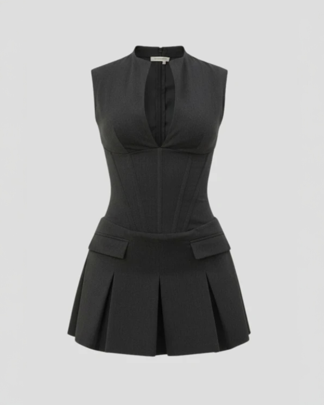 Kaia | Mini Dress with Pleated Skirt