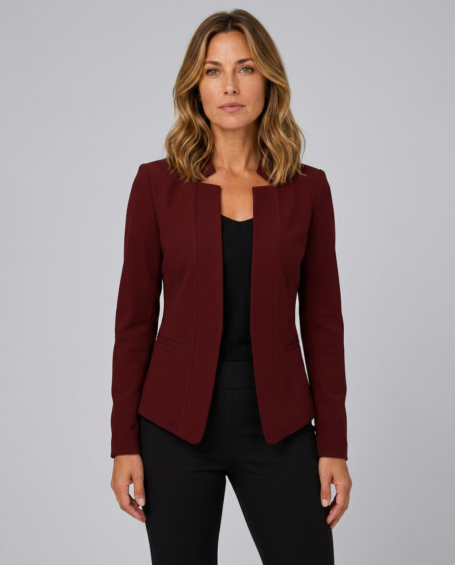 Cleo | Longline Open Front Blazer