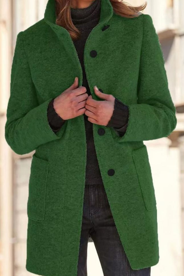 Marlowe | Mid-Length Tailored Wool-Blend Coat