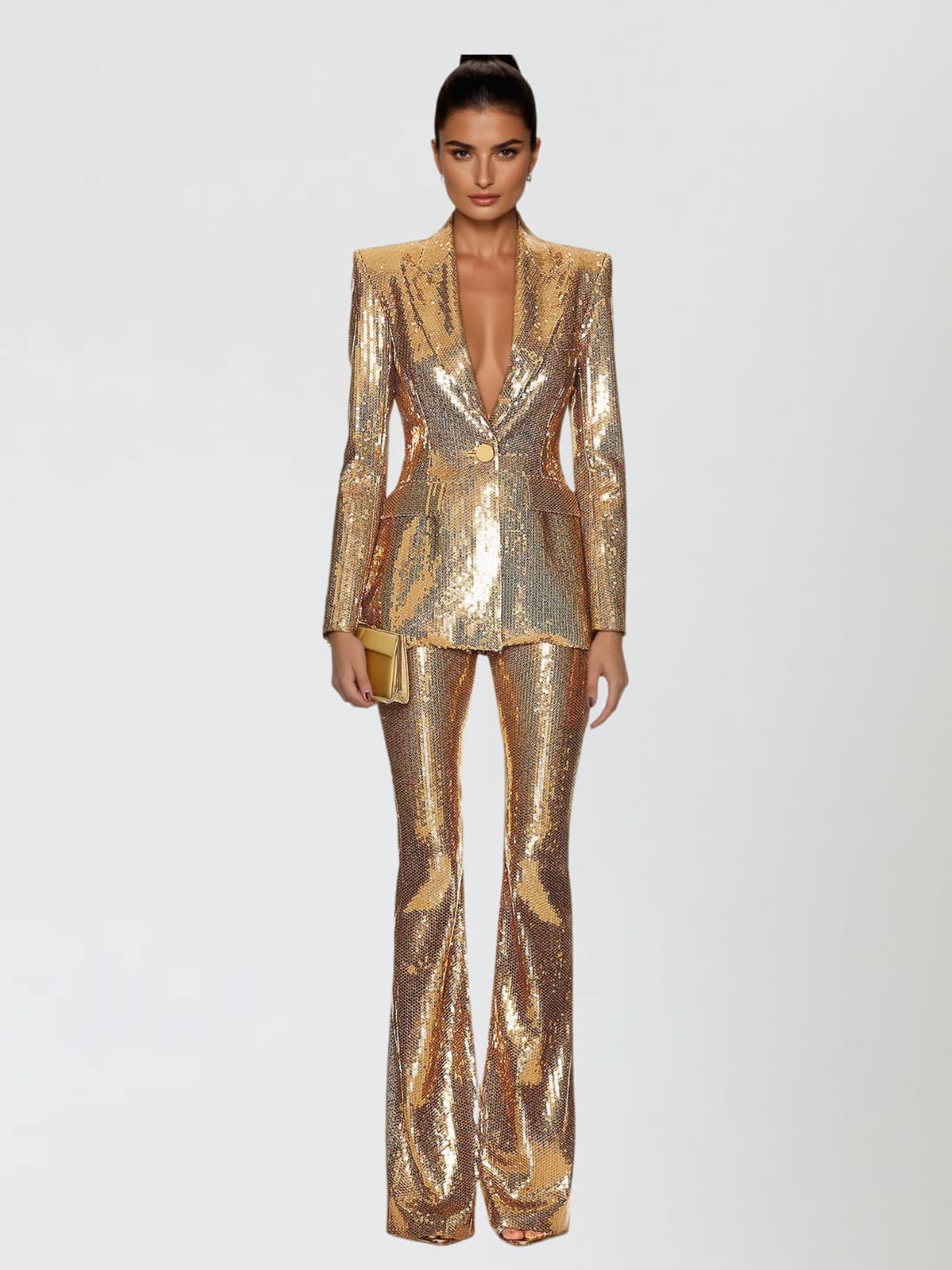Scarlett | Long Sleeve Sequin Blazer Co-ord Set