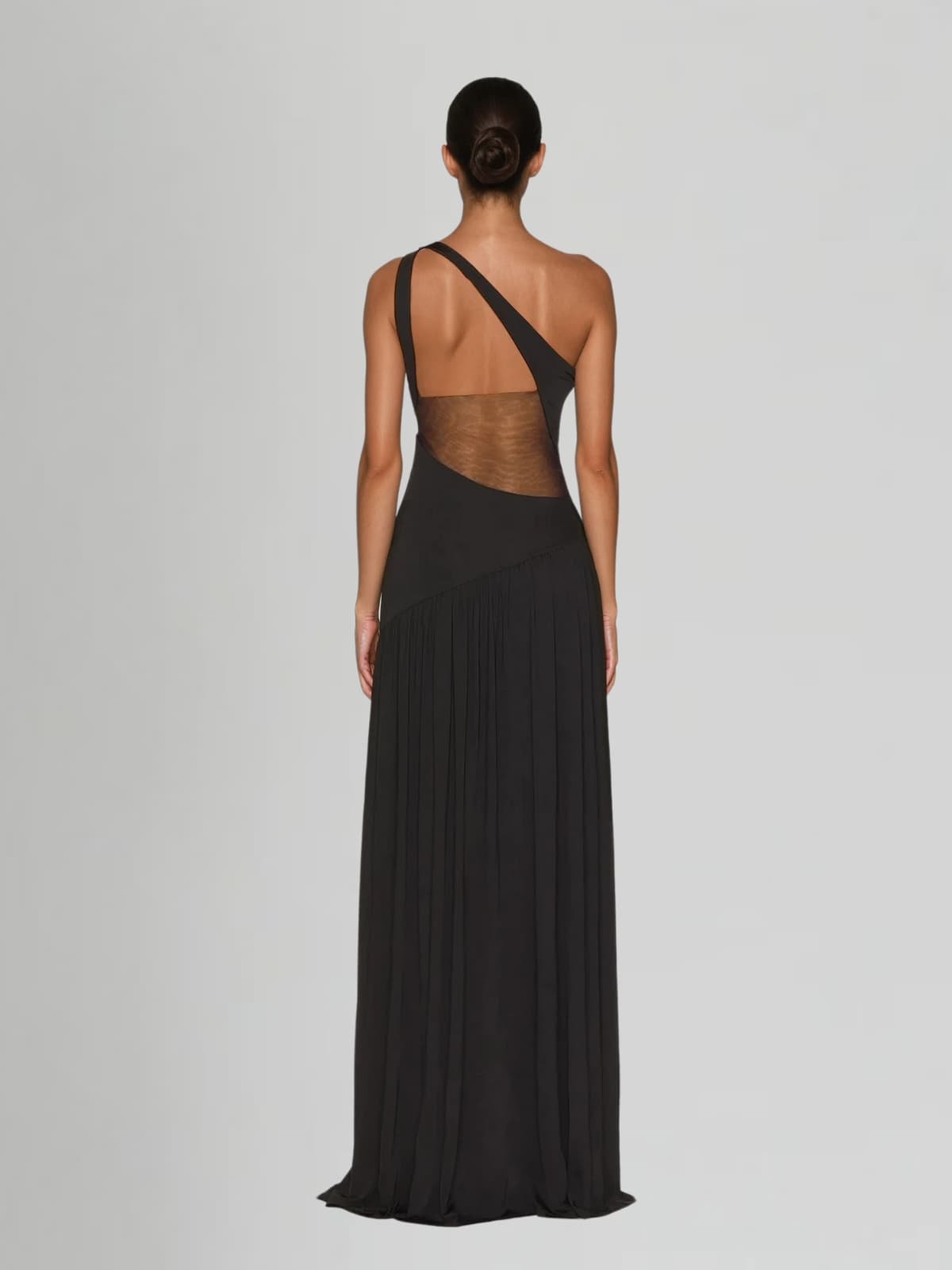 Thea | One-Shoulder Side Split Maxi Dress