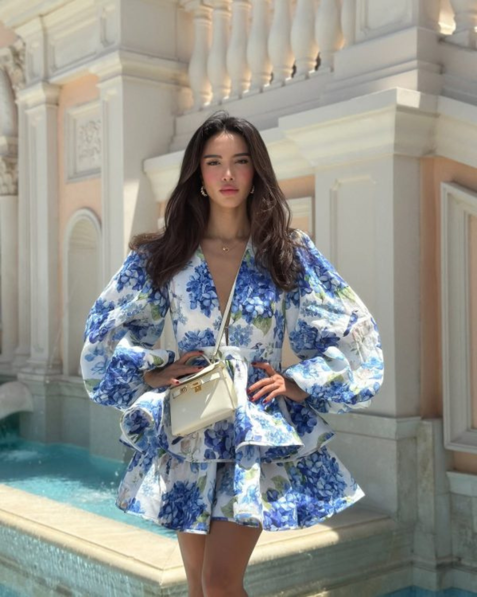 Lilly | Tiered Peplum Mini Dress