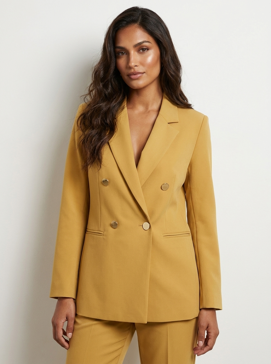 Liv | Double-Breasted Structured Blazer