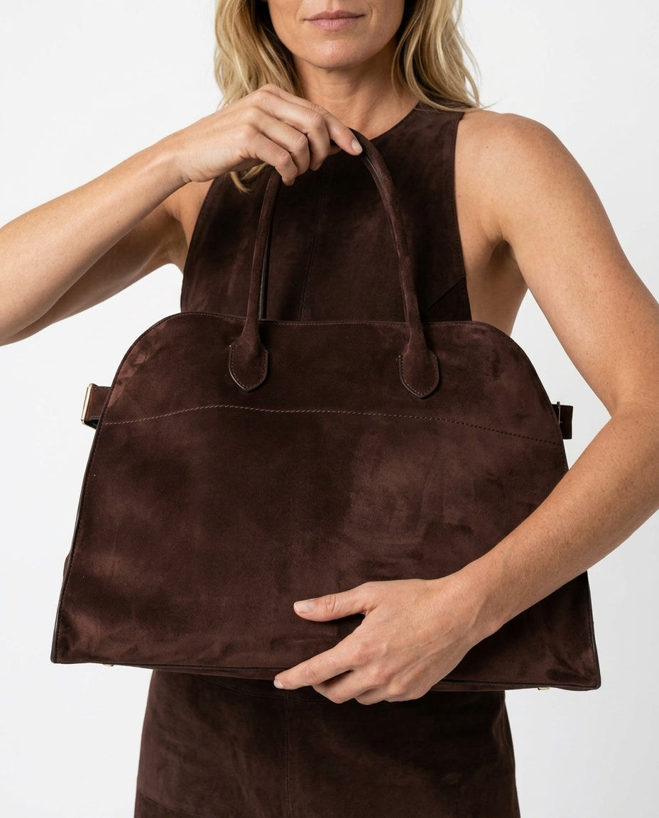 Structured Padded Strap Laptop Tote Bag