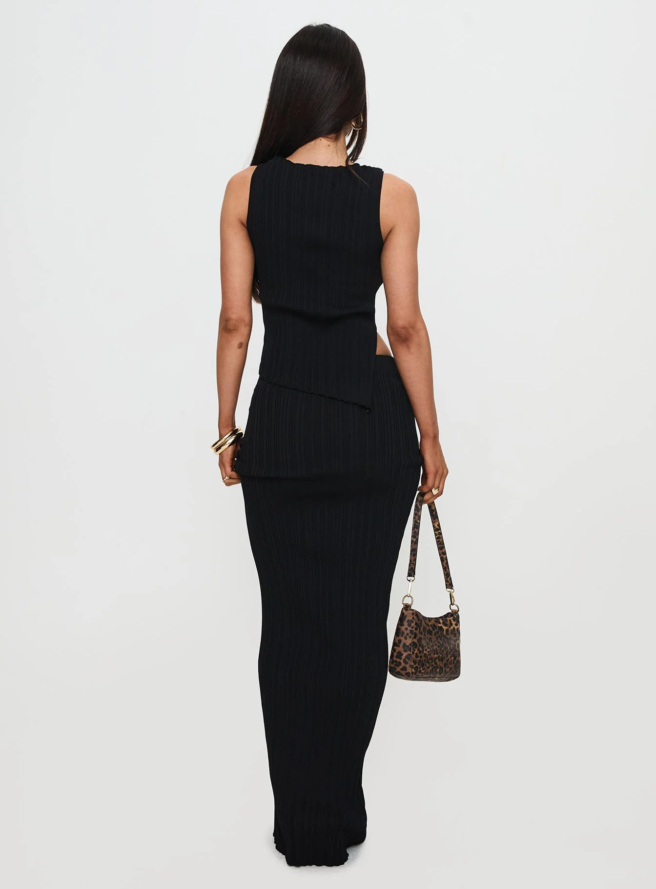 Mirelle | Ribbed Asymmetrical Two-Piece Set