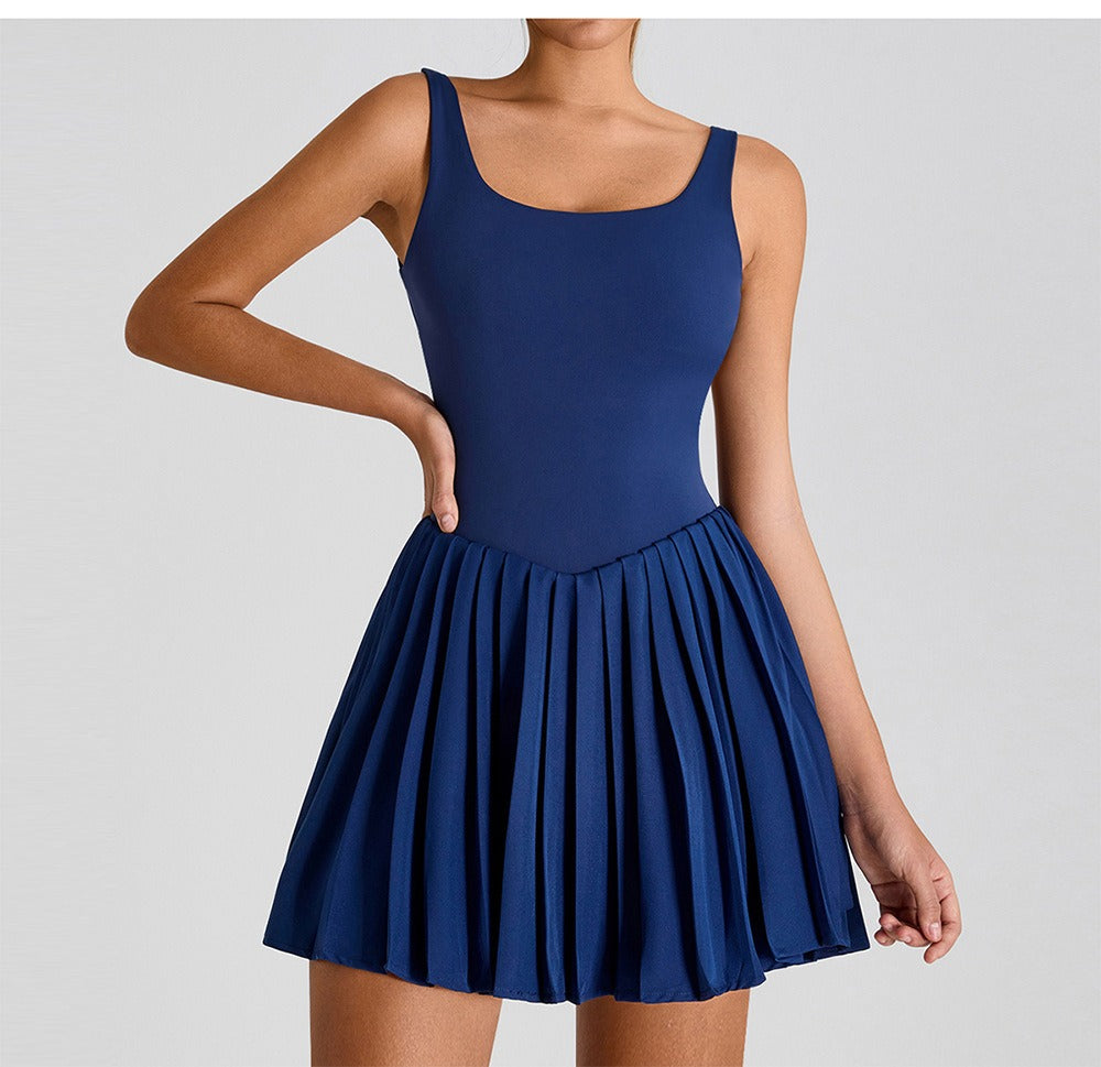 Skylar | Sleeveless Sculpting Athletic Dress
