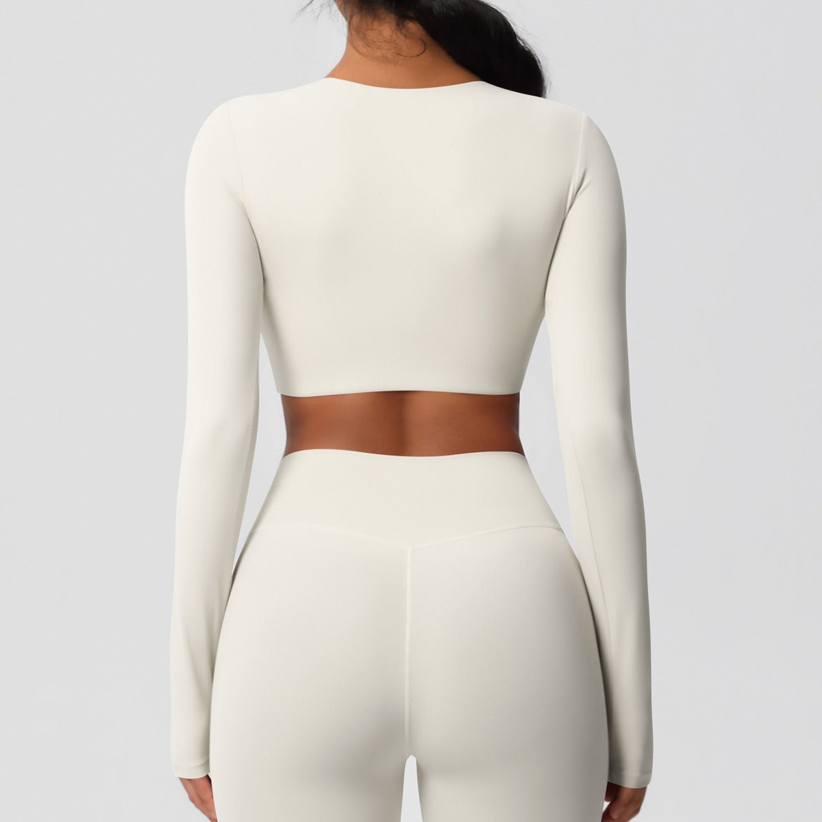 Cleona | Long Sleeve Shaping Compression Crop Top