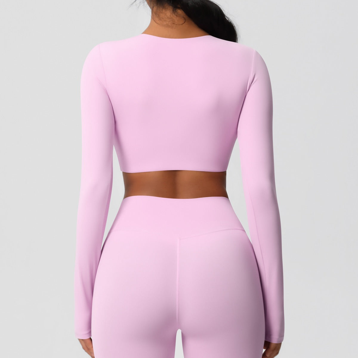 Cleona | Long Sleeve Shaping Compression Crop Top