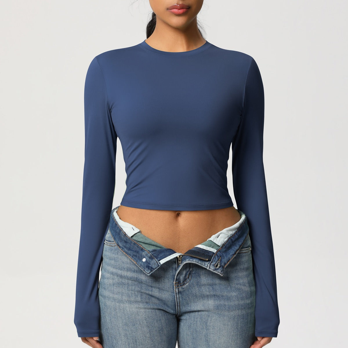 Harlow | Sleeveless Cropped Shaping Active Top