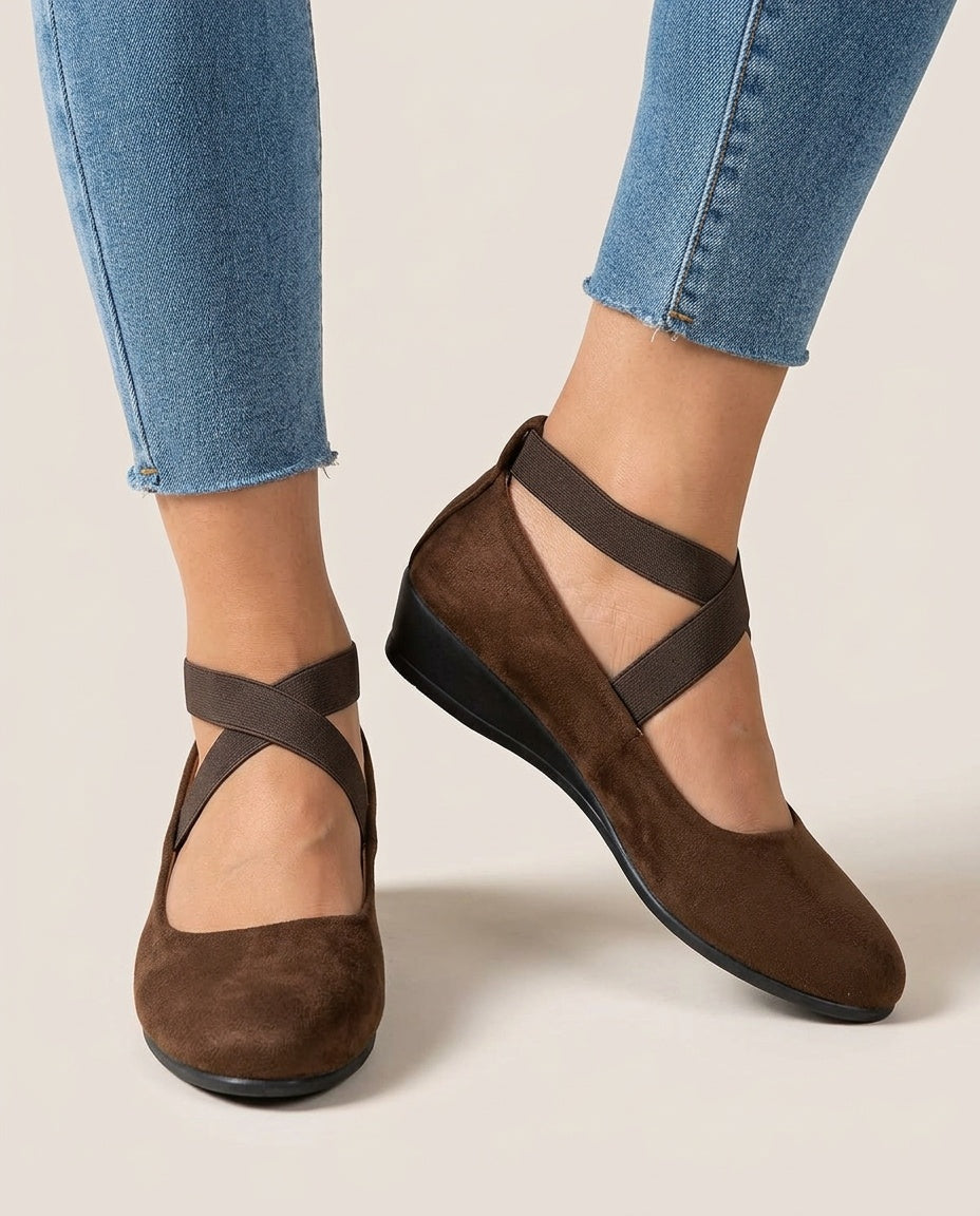 Helena | Wedge-Sole Closed Ballet Flats