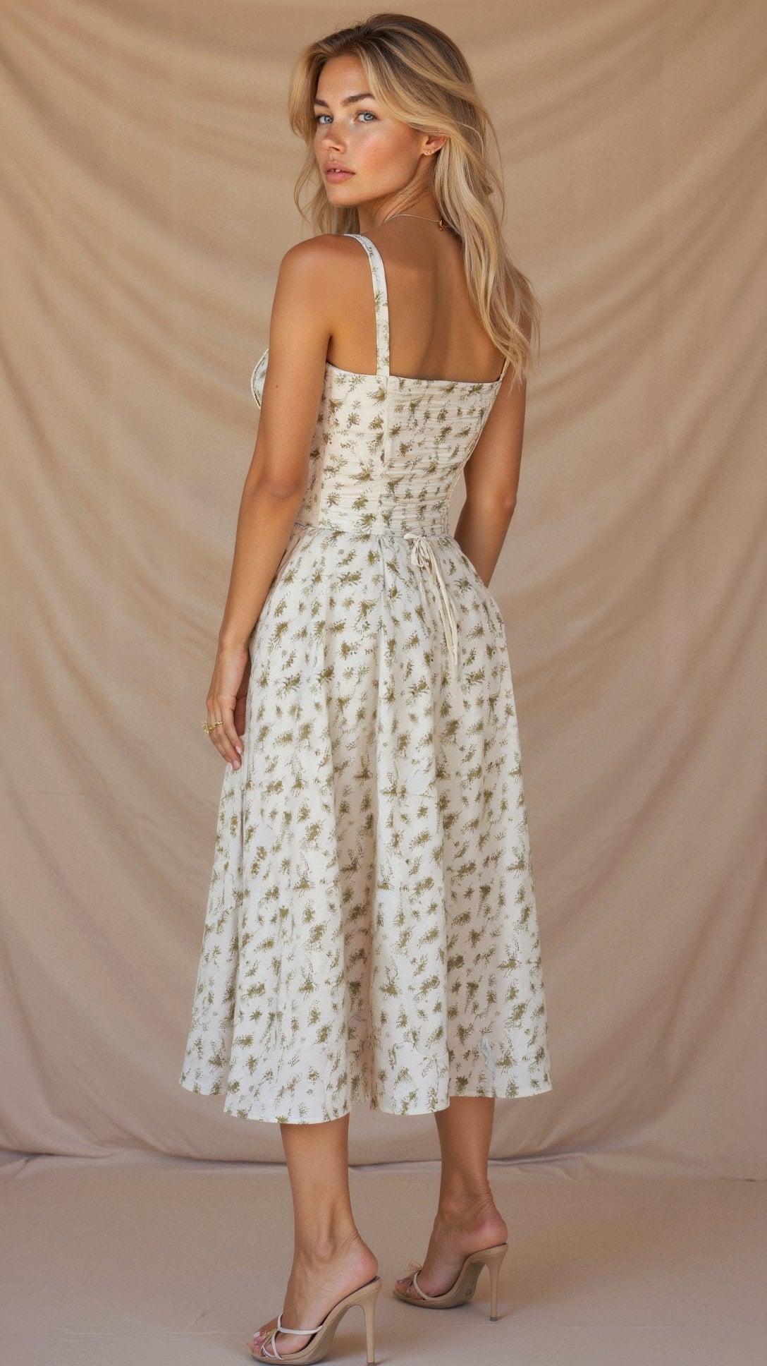 Kiana | Fitted Midi Dress with Defined Waist