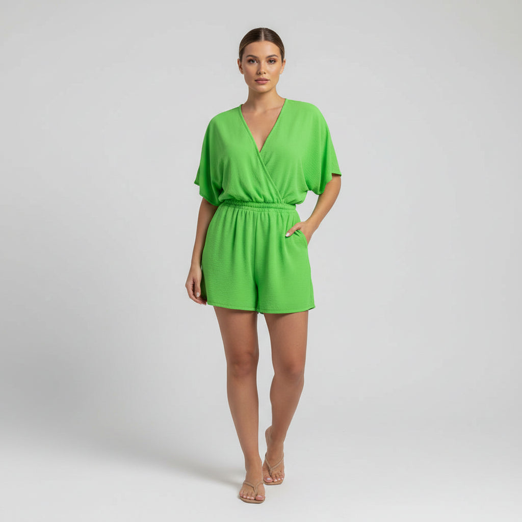 Saskia | Zip Front Summer Playsuit