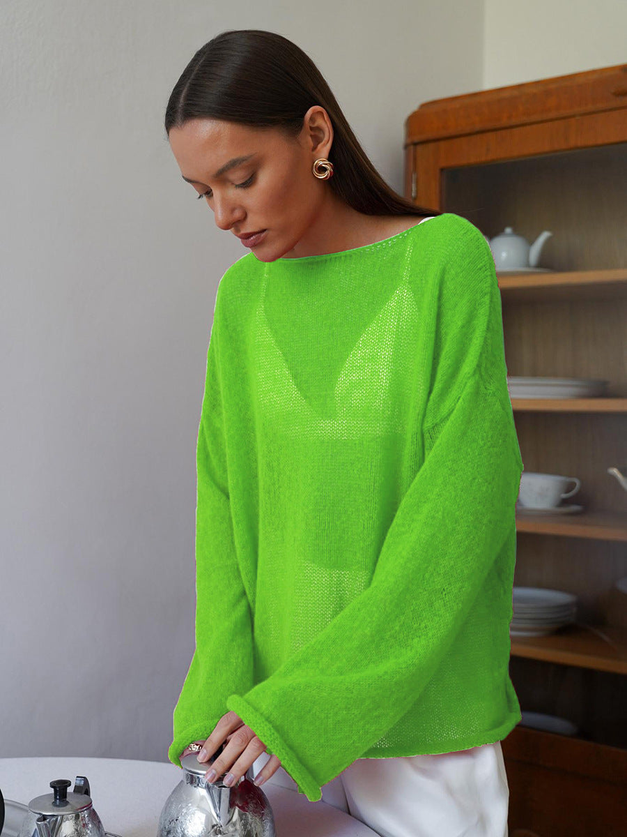 Mabel | Cropped Bell Sleeve Knit Jumper