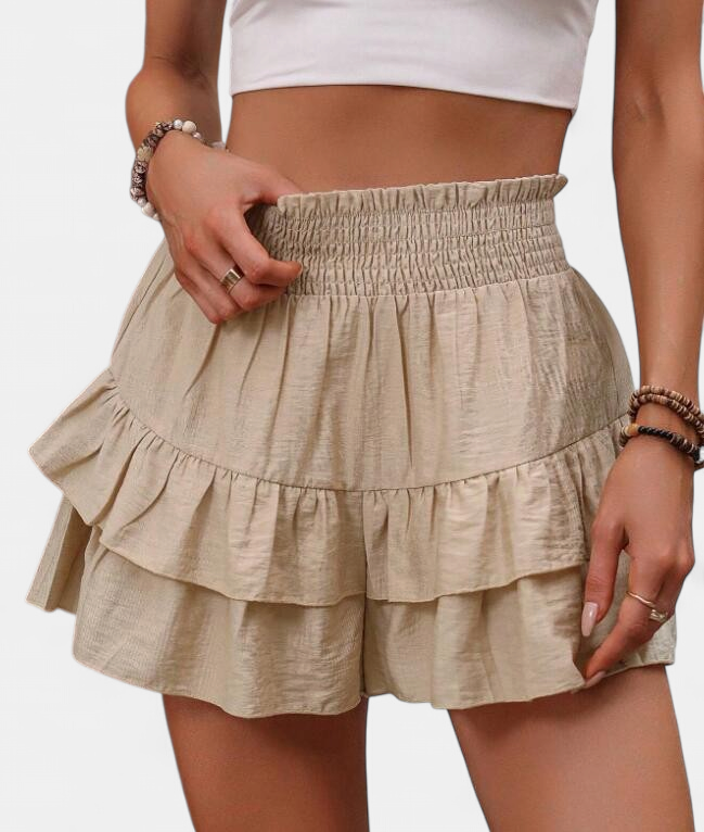 Josie | Tiered Ruffle Boho Skort