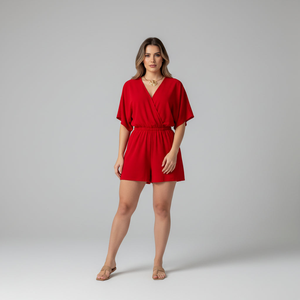 Saskia | Zip Front Summer Playsuit
