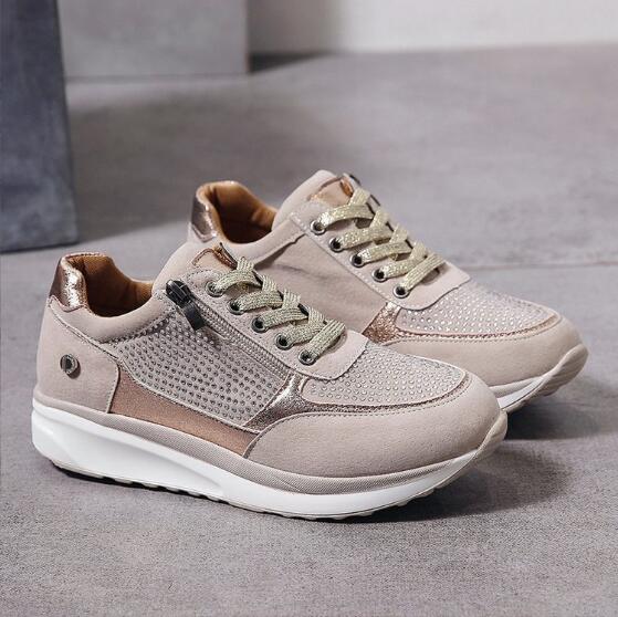 Zara | Side Zip Cushioned Sole Sneakers