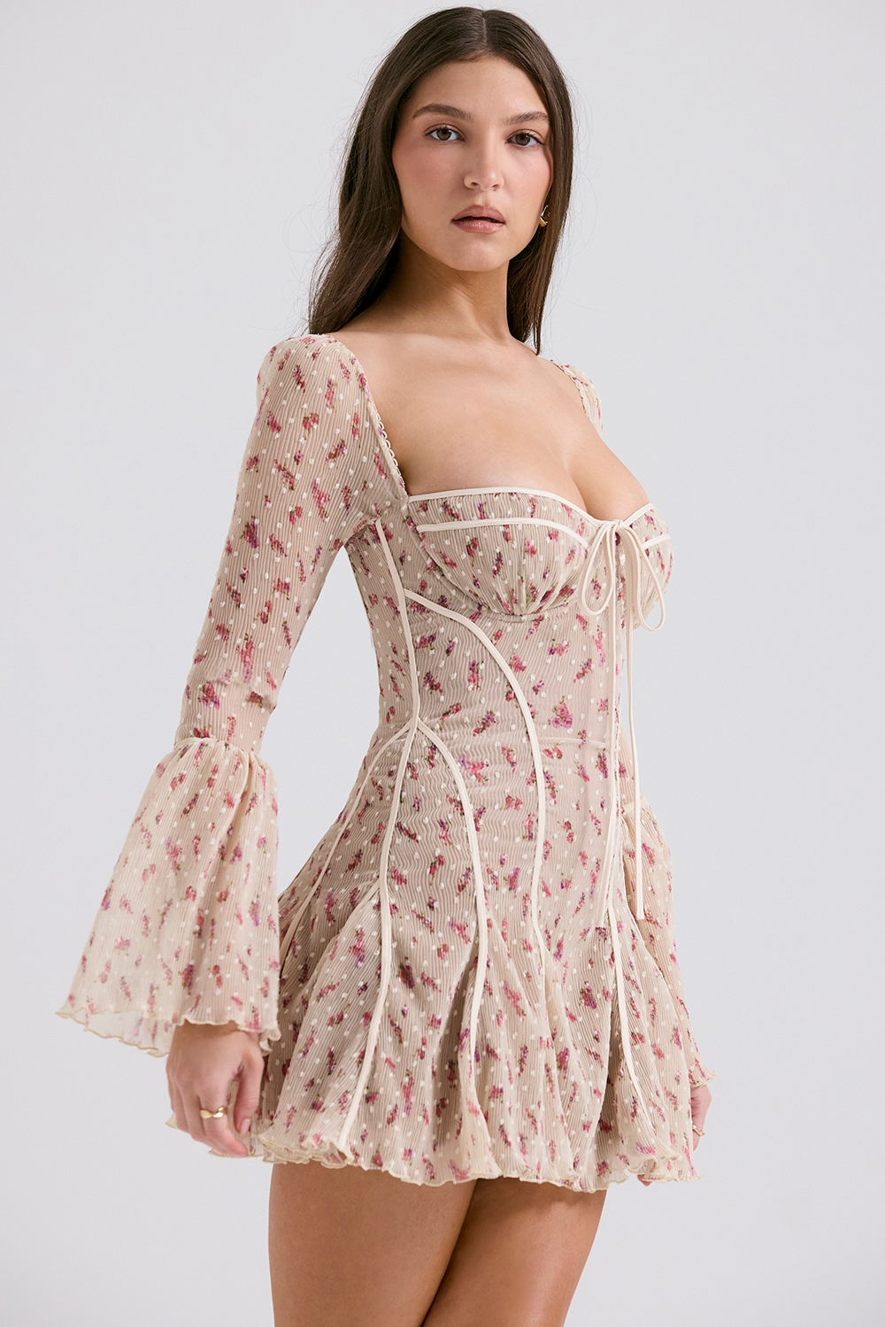 Jillian | Print Corset Mini Dress
