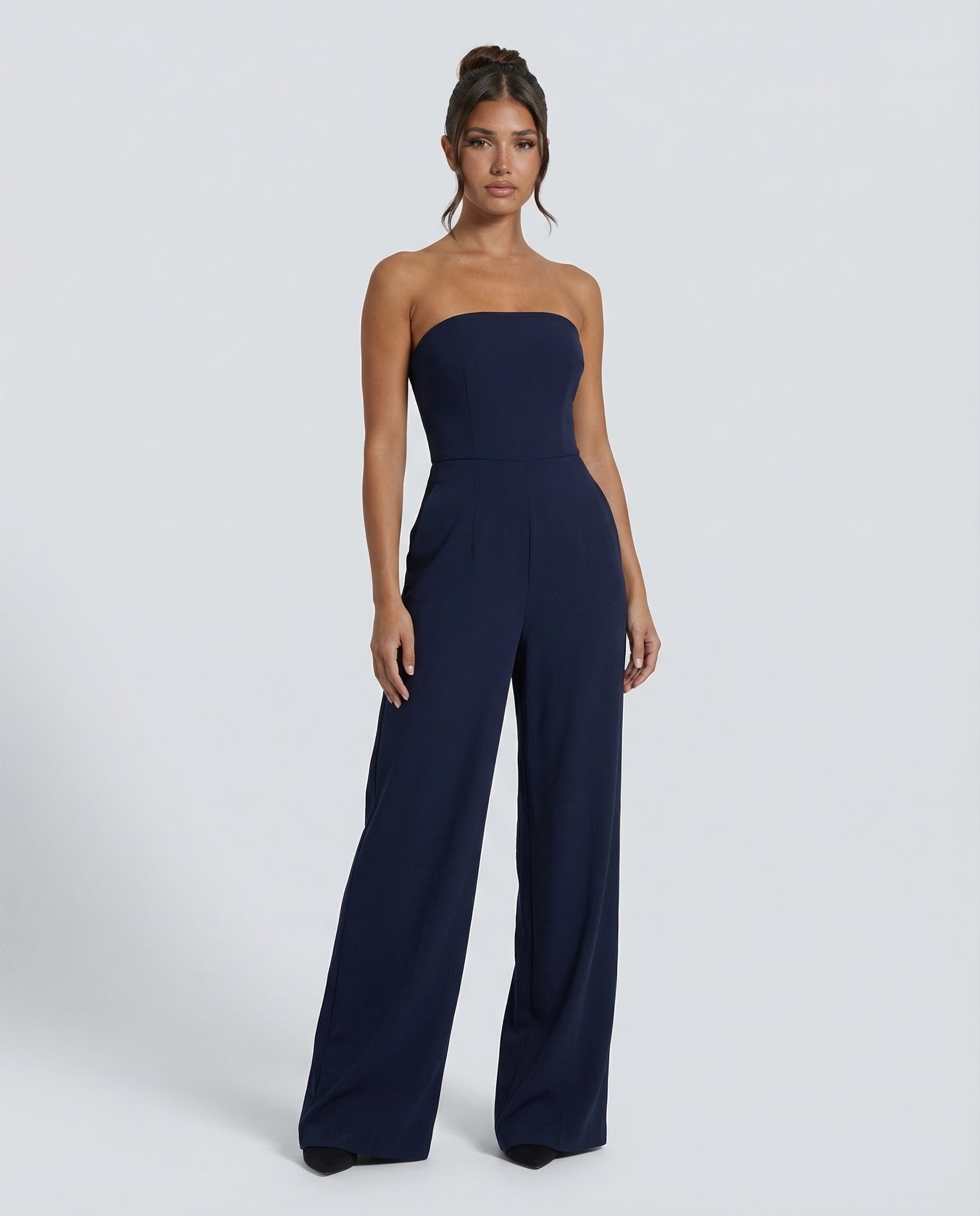 Arlette | Strapless Wide-Leg Jumpsuit