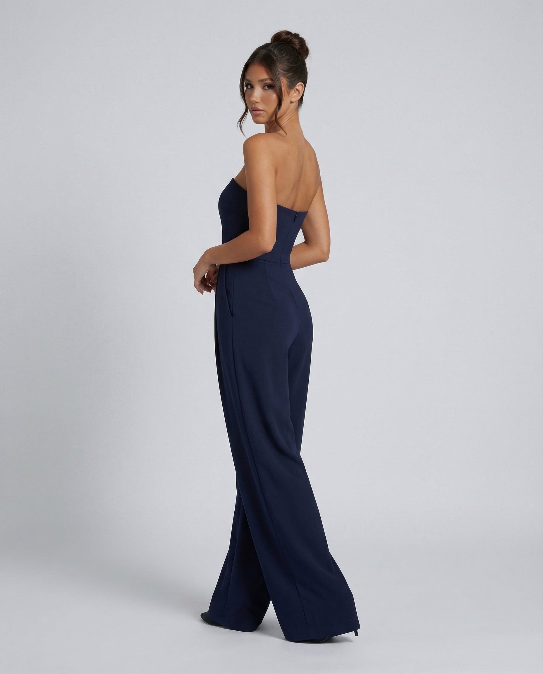Arlette | Strapless Wide-Leg Jumpsuit