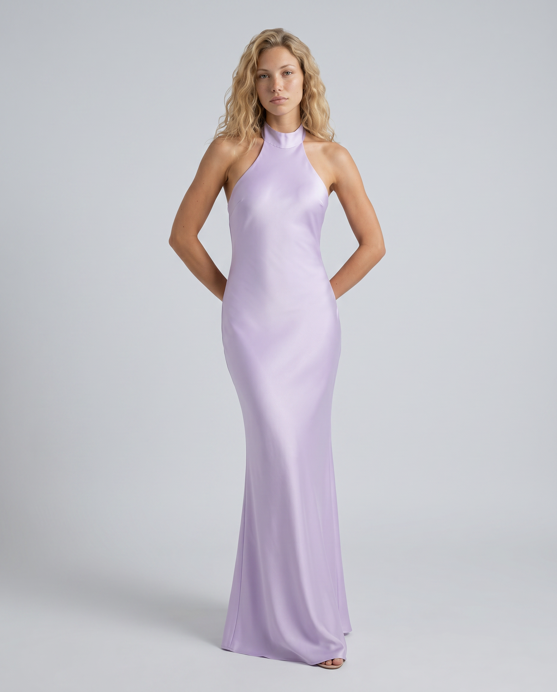 Women's Halter Wedding Guest Dress Patricia