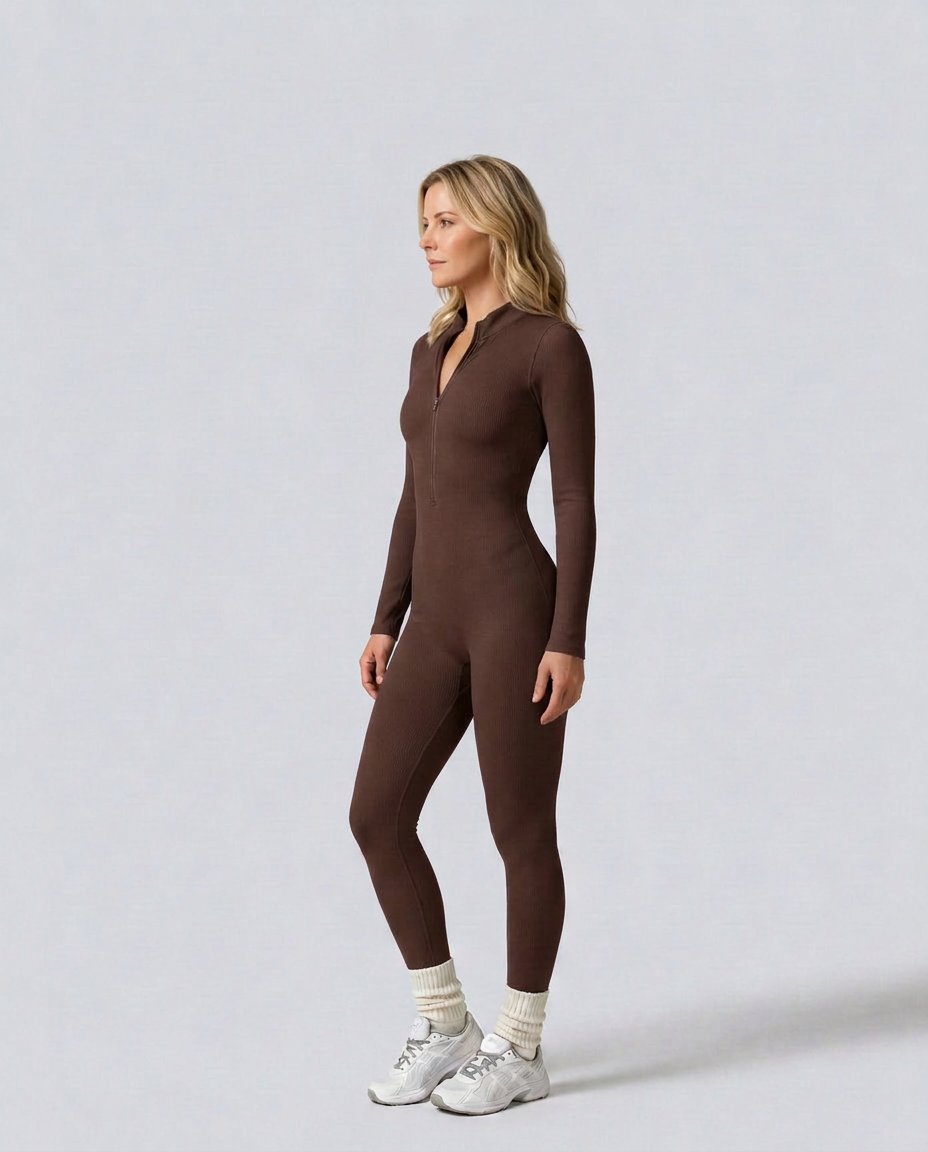 Betty | Fitted Jumpsuit with Long Sleeves