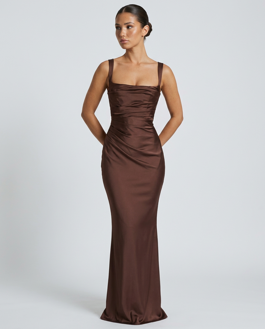Elizabeth | Maxi Dress with Square Neckline